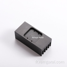 CNC Black Custom Aluminium Extrusion Profil thermor